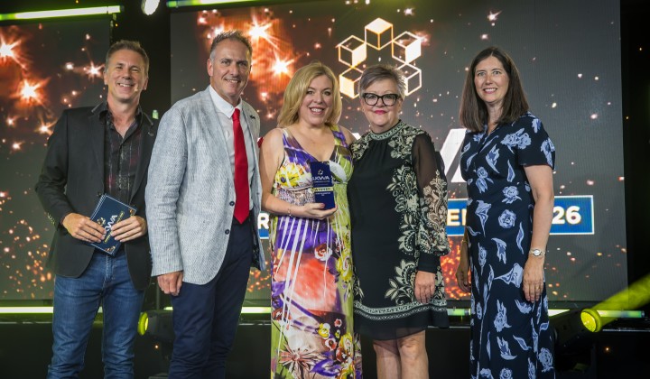 Road to Logistics team celebrating their Inclusive Employment Award win at the UKWA Awards.